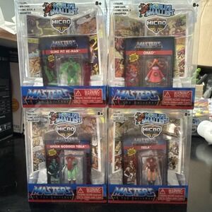 World's Smallest Micro Figures Comics Masters Of The Universe Orko Tesla He-Man